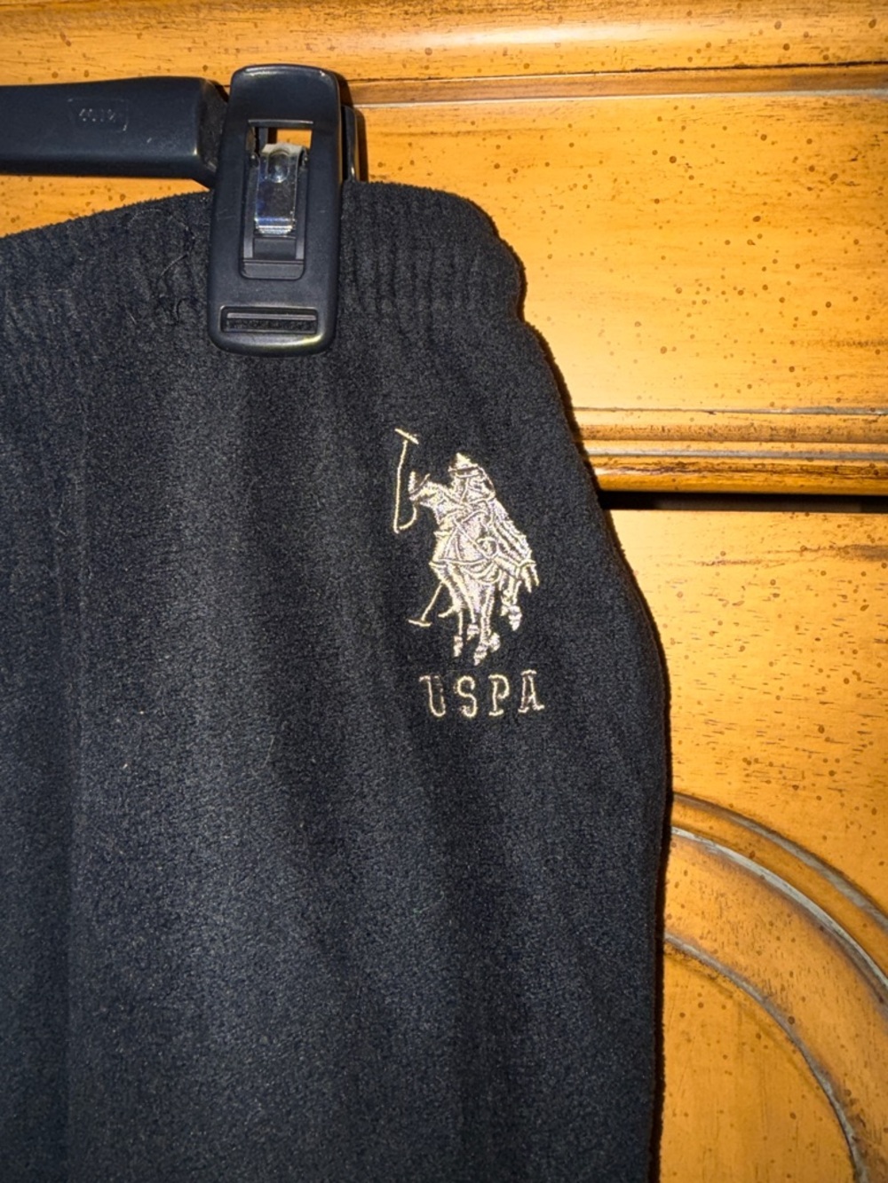 U.S. Polo Assn. Black Lounge Sweatpants-L